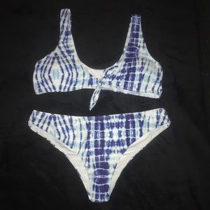 NWT Tied Tie-Dye Bikini